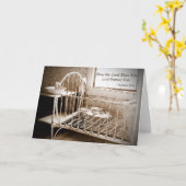 Glückwunsch des Babys können Sie segnen und schütz Karte (Gelbe Blume)