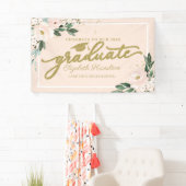 Glückwunsch des blumengeschmückten Party Banner (Insitu)