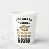 Glückwunsch des modernen Abschlusses Grand Name Bl Pappbecher (Vorderseite)