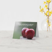 Glückwunsch des neuen Lehrerstuhls (Ausweis) Karte (Gelbe Blume)