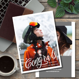 Glückwunsch, die Foto schreiben Einladung