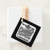 Glückwunsch, die Ihren Schachzug passieren! Geschenkanhänger (Beispiel)