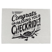 Glückwunsch, die Ihren Schachzug passieren! Große Geschenktüte (Rückseite)