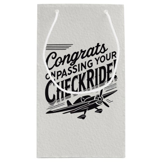 Glückwunsch, die Ihren Schachzug passieren! Kleine Geschenktüte (Rückseite)