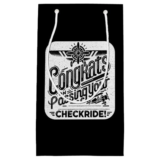 Glückwunsch, die Ihren Schachzug passieren! Kleine Geschenktüte (Vorderseite)