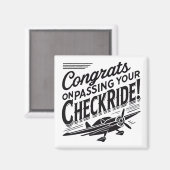 Glückwunsch, die Ihren Schachzug passieren! Magnet (Vorderseite/Rückseite)