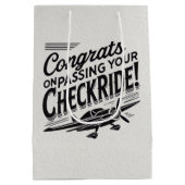 Glückwunsch, die Ihren Schachzug passieren! Mittlere Geschenktüte (Rückseite)