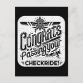 Glückwunsch, die Ihren Schachzug passieren! Postkarte (Vorderseite)