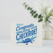 Glückwunsch, die Ihren Schachzug passieren! Postkarte (Stehend Vorderseite)