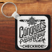 Glückwunsch, die Ihren Schachzug passieren! Schlüsselanhänger (Vorderseite)