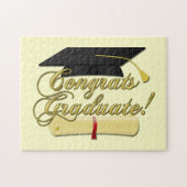 Glückwunsch Diplom und Abschluss Puzzle (Horizontal)