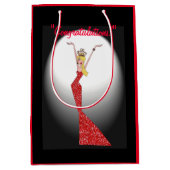 "Glückwunsch!" DIVA Super Star! Mittlere Geschenktüte (Vorderseite)