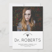 Glückwunsch Doc Abschluss Ankündigung (Vorderseite)