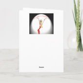 "Glückwunsch!" Du bist ein Super Star! Karte (Rückseite)