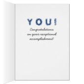 Glückwunsch! Ehrengesellschaft Custom Card (Innen (Rechts))