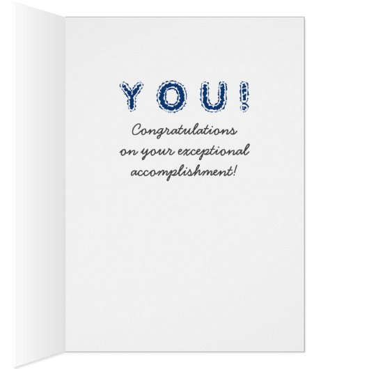 Glückwunsch! Ehrengesellschaft Custom Card (Innen (Rechts))