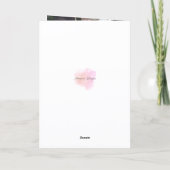 Glückwunsch, eingeklappte Glückwunschkarte für Hoc Karte (Rückseite)