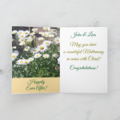 Glückwunsch, eingeklappte Glückwunschkarte für Hoc Karte (Innenseite)