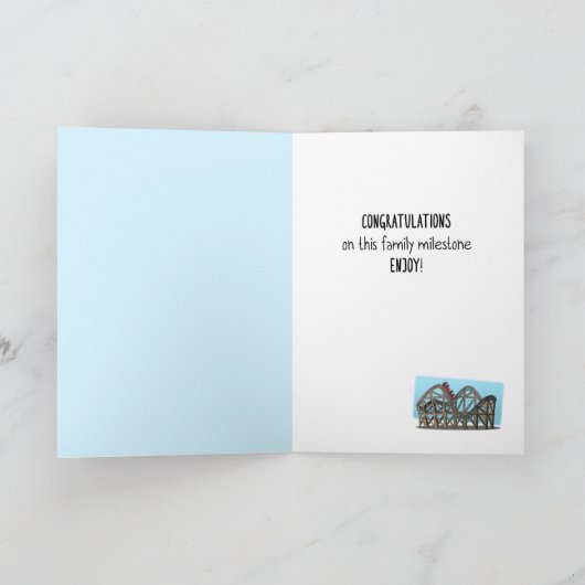 Glückwunsch Elternteil-Abschluss-Rolle Karte (Innenseite)