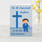 Glückwunsch-erste Kommunions-Gruß-Karte Karte (Gelbe Blume)