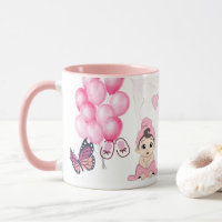 Glückwunsch Es ist ein Baby Mädchen Tasse
