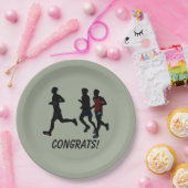 Glückwunsch feiern die Teller für benutzerdefinier (Party)