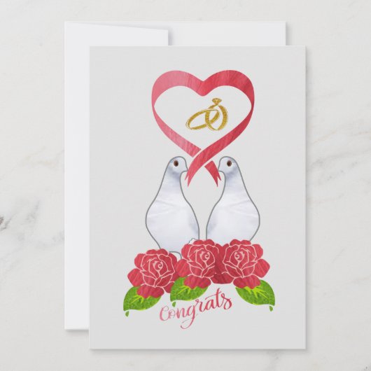 Glückwunsch-Flachkarte Feiertagskarte (Vorderseite)