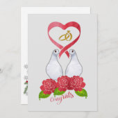 Glückwunsch-Flachkarte Feiertagskarte (Vorne/Hinten)