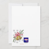 Glückwunsch-Flachkarte Feiertagskarte (Rückseite)