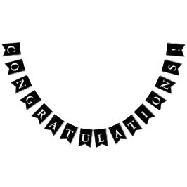 "Glückwunsch-" Flaggen-Fahne Wimpelkette