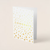 Glückwunsch Foil Card Folienkarte (Vorderseite)