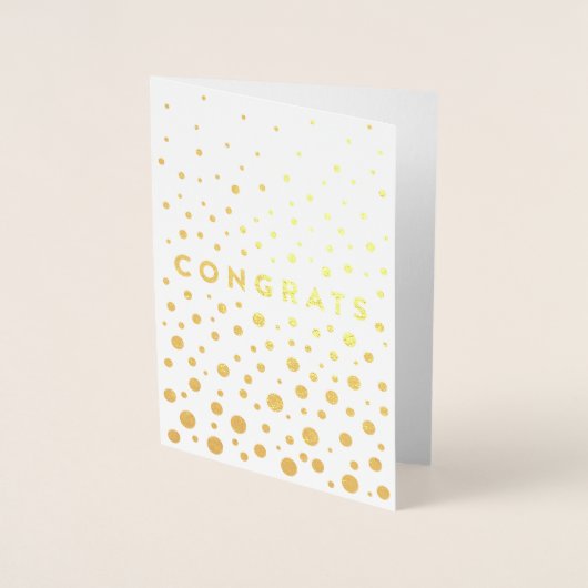 Glückwunsch Foil Card Folienkarte (Vorderseite)