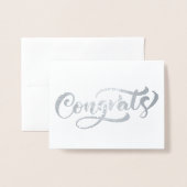 Glückwunsch Folienkarte (Vorderseite mit Umschlag)