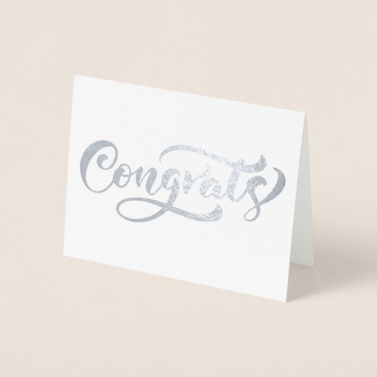 Glückwunsch Folienkarte (Vorderseite)