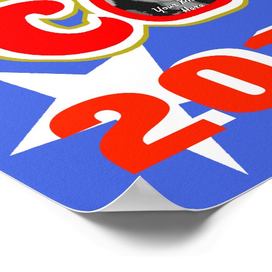 Glückwunsch / Foto Banner Poster (Ecke)