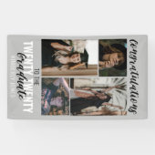 Glückwunsch Foto Graduation Party Banner (Horizontal)