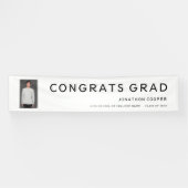 Glückwunsch Foto Text Abschluss Banner (Horizontal)