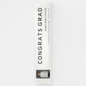 Glückwunsch Foto Text Abschluss Banner (Vertikal)