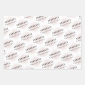 Glückwunsch freuen sich auf Ihr Papier Set (Vorderseite)