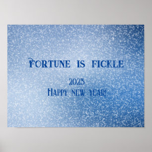 Glückwunsch für das neue Jahr Poster