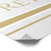 Glückwunsch für die Altersvorsorge, kundenspezifis Poster (Ecke)