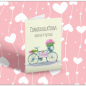 Glückwunsch für Hochzeiten Karte