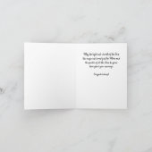 Glückwunsch für Hochzeiten - Sun und Moon Karte (Innenseite)