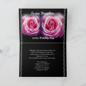 Glückwunsch für meine Tochter Karte (Innenseite)