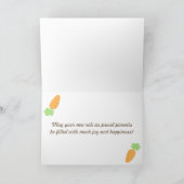 Glückwunsch für Neueltern Kindersonne in Dreamland Karte (Innenseite)