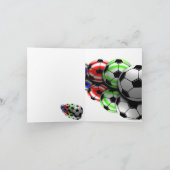 Glückwunsch-Fußball-Karte Karte (Innenseite)