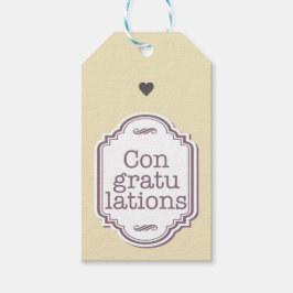 Glückwunsch Geschenkanhänger