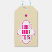 Glückwunsch Geschenkanhänger (Vorderseite)