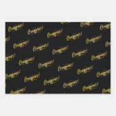 Glückwunsch Geschenkpapier Set (Vorderseite)