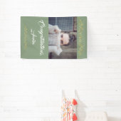 Glückwunsch Gold Ornament Foto Abschluss Banner (InSitu)